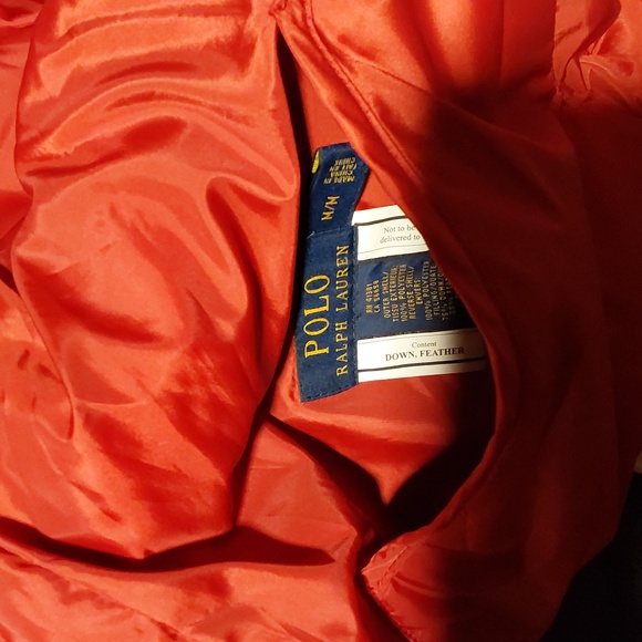 POLO RALPH GOOSE DWN VEST REVERSIBLE SIZE S.. - Picture 8 of 10